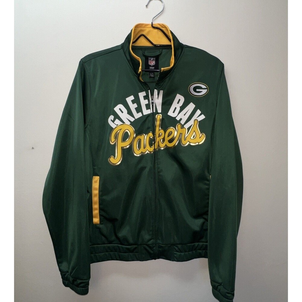 Women’s Green Bay‎ Packers Zip Up Track Jacket Size XL